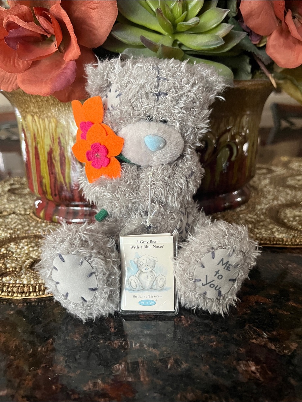Carte Blanche Me To You Tatty Teddy Blue Nose Bear with Story Book